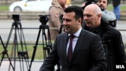 Премиерот Зоран Заев пред Основен суд Скопје 1, на судење за случајот „Поткуп“ во март, годинава 