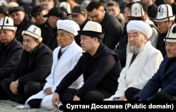Садыр Жапаров Орозо айт намазында. 20-март, 2026-жыл