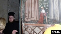 В иерусалимском Крестовом монастыре находится единственное изображение великого грузинского поэта Шота Руставели