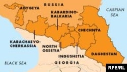 Солтүстік Кавказ картасы
