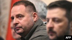 Андрий Ермак и Володимир Зеленски. Снимката е от 15 пнуари 2025 г.