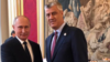 Predsednik Rusije Vladimir Putin sa predsednikom Kosova Hašimo Tačijem u Parizu