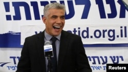 Yair Lapid, liderul Yesh Atid.