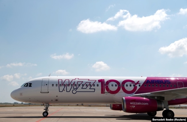 Aeroplan i kompanisë Wizz Air.