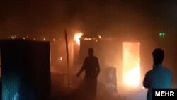 Arson blaze in a teahouse in Ahvaz killed at least 11 people on Tuesday, April 03, 2018.