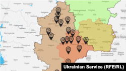 Информационная карта Донецкой области