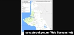 Карта опозневой сети Севастополя