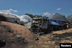 Последствия российского удара по хранилищу зерна в Одессе, 21 июля 2023 года