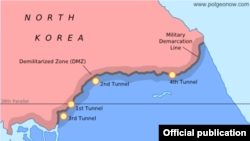 Төньяк һәм Көньяк Корея харитасы. 