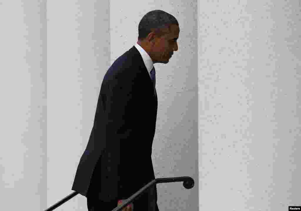 Obama uoči inauguracije, 21. januar 2013.