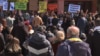 Protest osoba sa invaliditetom ispred Ministarstva rada Crne Gore, zbog izmjena zakona kojim je bilo najavljeno limitiranje subvencija na zarade OSI, 19. mart 2025. 