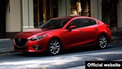 Новая мадэль аўтамабіля Mazda3.