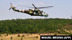 Украінскі верталёт МІ-24, чэрвень 2022