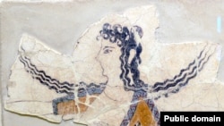 Frescă la Knossos (1600-1450 B.C.) Foto: Wolfgang Sauber 