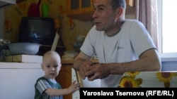 Николай Алейников с сыном Вениамином