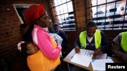 O secție de votare de la Harare, 30 iulie 2018