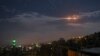 واکنش پدافند هوایی سوریه به یکی از حملات منتسب به اسرائیل