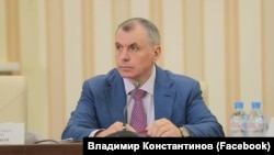 Спикер подконтрольного России крымского парламента Владимир Константинов