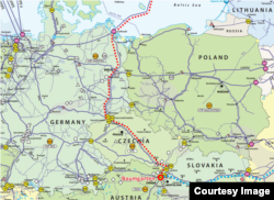 Газопровод OPAL соединяет "Северный поток" с газопроводами Центральной Европы