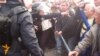 Судири меѓу полицијата и стечајците во Скопје