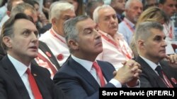 Ranko Krivokapić, Milo Đukanović i Ivan Brajović