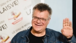 Віктар Бабарыка на сустрэчы ў Вільні 10 траўня 2026 году