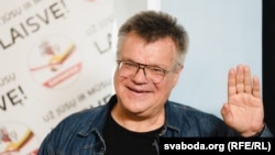 Віктар Бабарыка на сустрэчы ў Вільні 10 траўня 2026 году