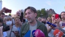 Сергій Шнуров у Хабаровську: підтримав протести і поговорив із городянами – відео