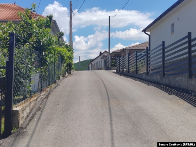 One of the streets in Badovac, June 2026.
