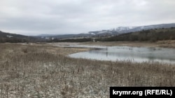 Білогірське водосховище , березень 2021