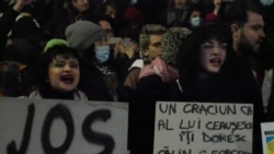 VIDEO 25 noiembrie 2024 - București, Proteste la Piața Universității