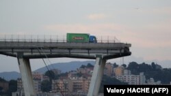 Podul prăbușit în Genova