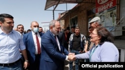 Armenia - Prime Minister Nikol Pashinian visits Gegharkunik province, May 9, 2021.
