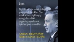 Mirziýoýew MNB-ni tankyt edýär