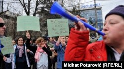 Protesti u Sarajevu 20. februar 2014. 