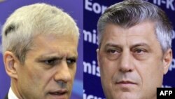 Predsednik Srbije Boris Tadić i premijer Kosova Hašim Tači