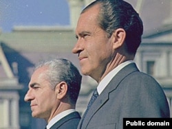 Президент США Ричард Никсон и шах Ирана Мохаммед Реза Пехлеви. Вашингтон, 1969 год