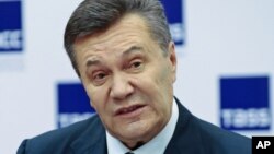 Архива: Поранешниот украински претседател Виктор Јанукович. 