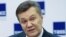 Ukraine's ousted president, Viktor Yanukovych, speaks at a news conference in Rostov-on-Don, Russia.