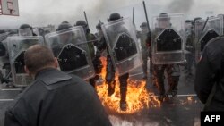 Exerciţii militare ale forţelor KFOR, în apropiere de oraşul Ferizaj, Kosovo, 27 martie 2015