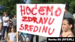 Protesti meštana protiv izgradnje kolektora