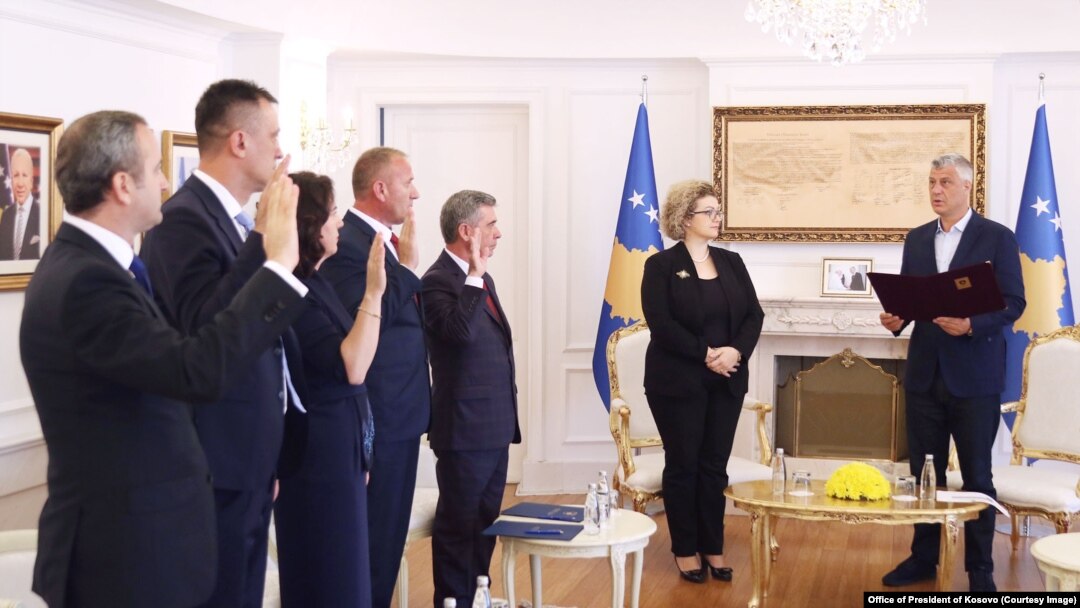 Suci Ustavnog suda Kosova polažu zakletve kod predsednika Hašima Tačija