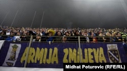 Sa jedne od utakmica reprezentacije BiH