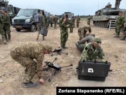 Українські безпілотники та їхні оператори на військових навчаннях НАТО «Аurora 26» на Готланді, Швеція, 11 травня 2026 року