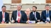 Пуцін падчас паседжаньня Найвышэйшага савету ЭАЭС у Менску.