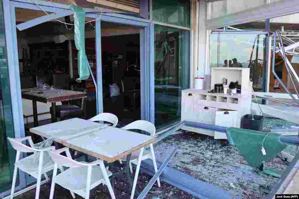 A damaged restaurant in Tel Aviv Around 180 missiles, including what Iran said were hypersonic weapons, rained down on Israel on the evening of October 1 amid a widening conflict in the Middle East.&nbsp;