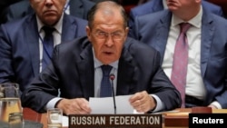 Russian Foreign Minister Sergei Lavrov 