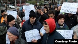 Štrajk radnika Vranica i Hidrogradnje, jedan od preko 500 koliko ih je održano u proteklih pet godina, foto: depo.ba