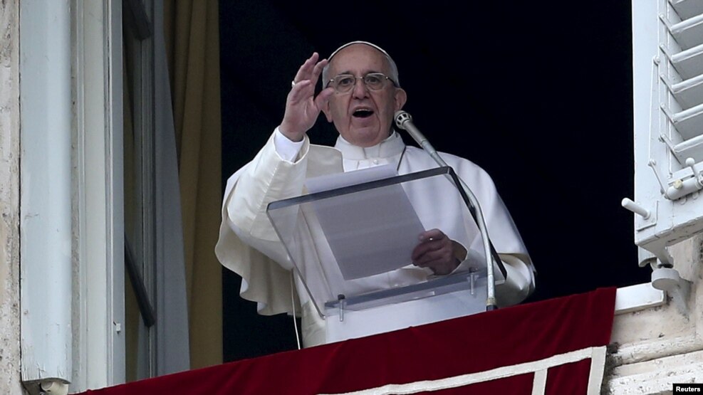 Papa Françesku, mars 2016