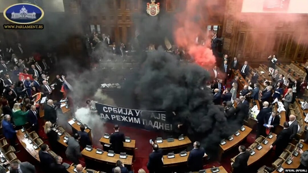 Серб парламенти. 3-март 2025-жыл.